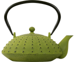 Green cast iron teapot 800ml