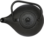 Black cast iron teapot 1,0 litre