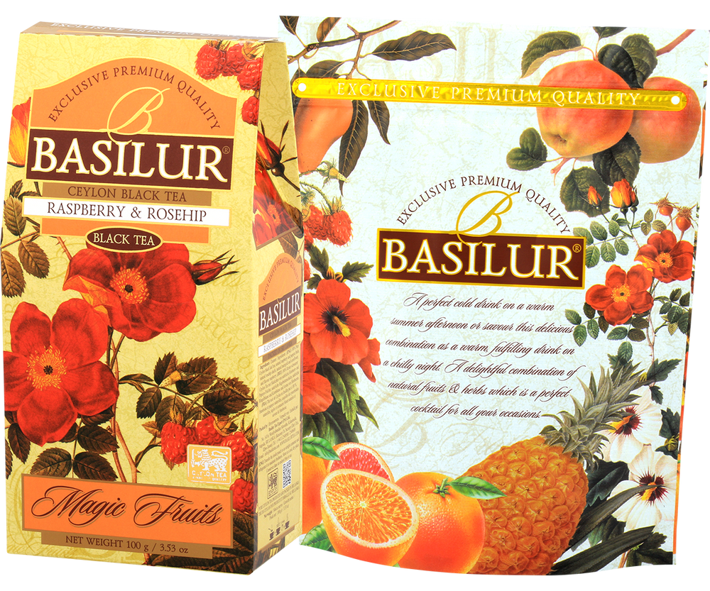 Raspberry & Rosehip 100g Carton
